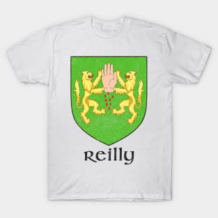 Reilly / Faded Style Family Crest Design T-Shirt